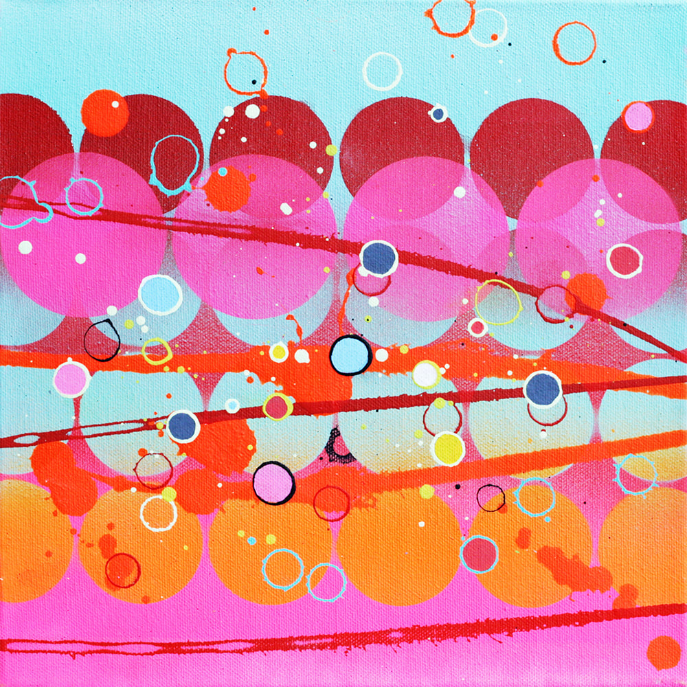 modern colourful abstract art by Kate Green