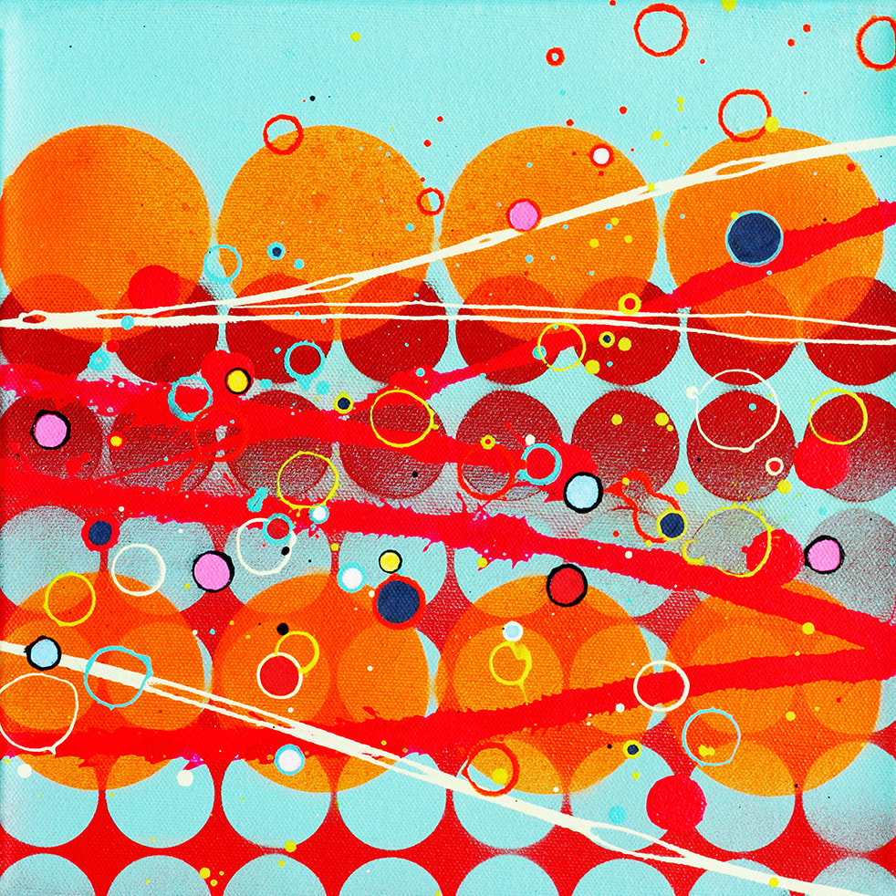 Vibrant paintings by artist Kate Green