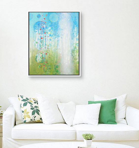 peaceful abstract art by Kate Green